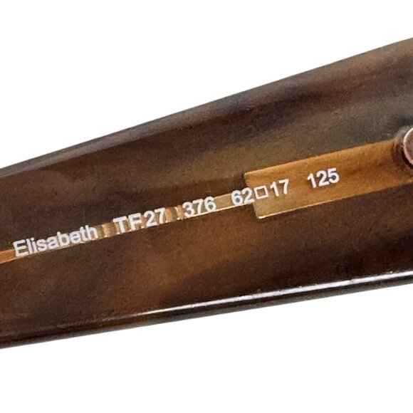 Tom Ford Elisabeth TF27 Sunglasses 62/17-125 Oval Brown Tortoise Gold Unisex - Picture 12 of 14